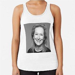 Meryl Streep Racerback Tank Top