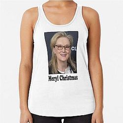 Meryl Streep Christmas Fan Art Tank Top