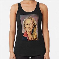 Young Meryl Streep Racerback Tank