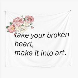 Meryl Streep / Take Your Broken Heart Make It Into Art Tapestry