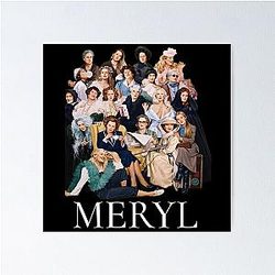 The Roles of Meryl Streep - Movie Star Poster