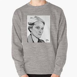 Meryl Streep Drawing 1970s Pullover Sweatshirt
