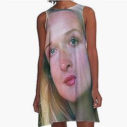 Meryl Streep A-Line Blonde Dress