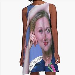 Meryl Streep A-Line Dress