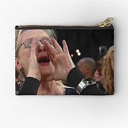 Meryl Streep Zipper Pouch