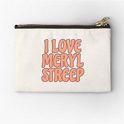 I Love Meryl Steep Zipper Pouch