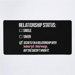 Meryl Streep Relationship Desk Mat