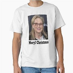 Meryl Streep Christmas Fan Art Classic T-Shirt