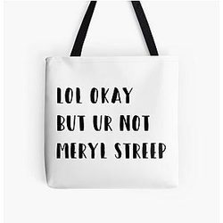 Meryl Streep All Print Tote Bag