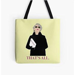 That's All - Mery Streep The Devil Wears Prada All Over Print Tote Bag