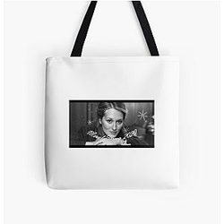 Meryl Streep Over Print Tote Bag