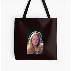 Meryl Streep Portrait Outline Design Tote Bag