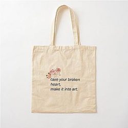 Meryl Streep Speech Make Your Broken Heart Into Art Cotton Tote Bag
