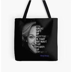 Meryl Streep The Great Gift Humanity All Over Print Tote Bag