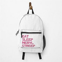 Eat Sleep Meryl Streep Backpack