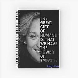 Meryl Streep The Great Humanity Spiral Notebook