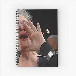 Meryl Streep Spiral Notebook