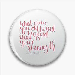 Meryl Streep Quote Pin