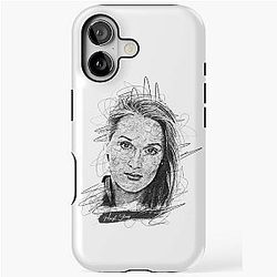 Meryl Streep Abstract Sketch Art iPhone Tough Case