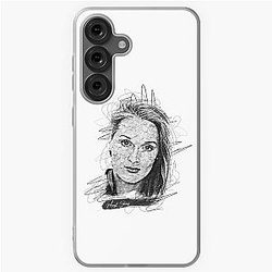 Meryl Streep Abstract Sketch Art for Samsung Galaxy Soft Case