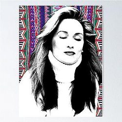 Meryl Streep is hip than you. Poster