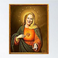 Saint Meryl Streep Poster