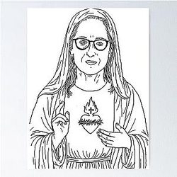 Goddess Meryl Streep Poster becomes 
Meryl Streep Poster