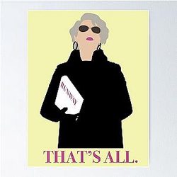 That's Meryl Streep The Devil Wears Prada Poster