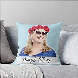 Meryl Streep Throw Pillow