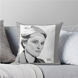 Meryl Streep 1970's Throw Pillow