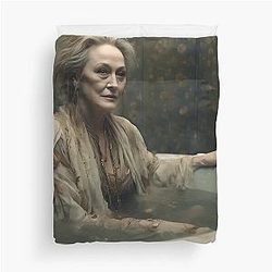 Meryl Streep Bath Duvet Cover
