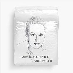 Meryl Streep Duvet Cover