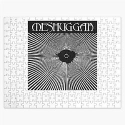 Retro Vintage Dark Red Best Meshuggah Music Vintage Retro Jigsaw Puzzle