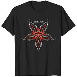 Meshuggah T-Shirts - Red Star Chaos Symbol Graphic