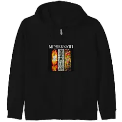 Meshuggah Zipped Hoodies - Destroy Erase Improve Album Cover