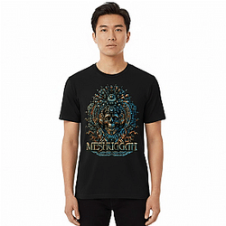 Dark Metal Aesthetic Graphic NTAN1401 Meshuggah T-Shirts
