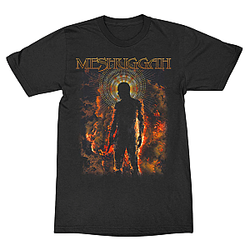 Fire Silhouette Halo Graphic LA 1704 Meshuggah T-Shirts