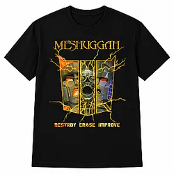 Destroy Erase Improve Split Face LA2109 Meshuggah T-Shirts
