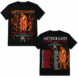 Europe March Tour LA2109 Meshuggah T-Shirts