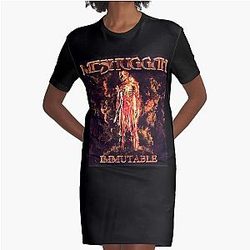 Meshuggah Immutable US Tour Graphic T-Shirt Dress