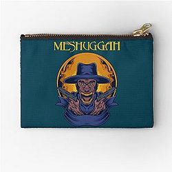 Day Gift For Purple Meshuggah 80s Metal Funny Graphic Gift Zipper Pouch