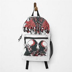 Meshuggah Lovers Skull Djent Band Metal Backpack