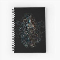 Meshuggah Design Spiral Notebook