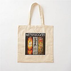 People Call Me Meshuggah Band Artwork Logo Vintage Retro Cotton Tote Bag