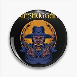 Day Gift For Purple Meshuggah 80s Metal Funny Graphic Gift Pin