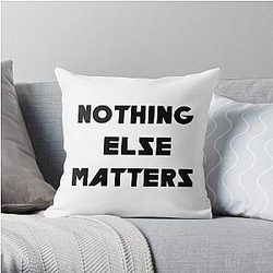 nothing else matters metallica Throw Pillow RB1608