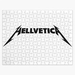 Hellvetica Metallica - Black Jigsaw Puzzle RB1608