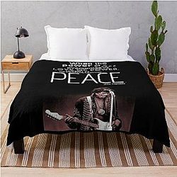 quotes band rock a band metallic Throw Blanket RB1608