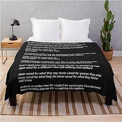 Metallica nothing else matters song lyrics Throw Blanket RB1608