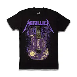Kirk Hammett Purple Ouija Guitar DTNK0107 Metallica T-Shirt